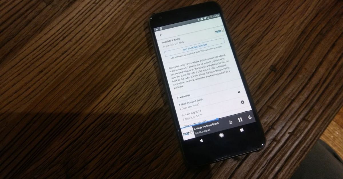 Google launches podcast player for Android