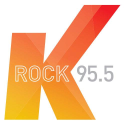 K rock 95.5 logo